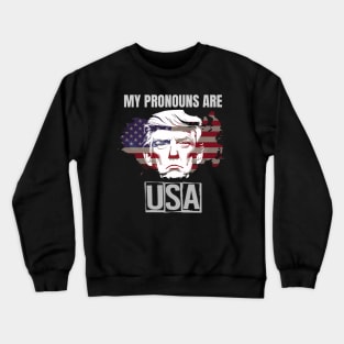 My Pronouns Are USA Crewneck Sweatshirt